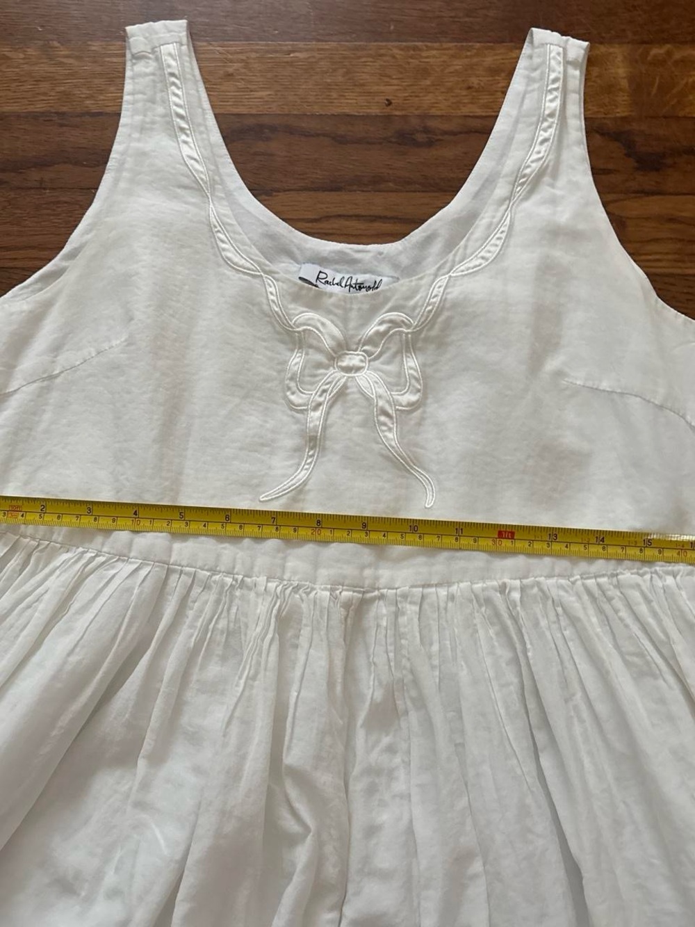 Rachel Antonoff Eliana Bow Appliqué Mini Dress white - Picture 5 of 8